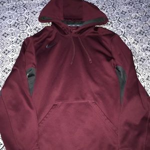 Maroon Nike hoodie